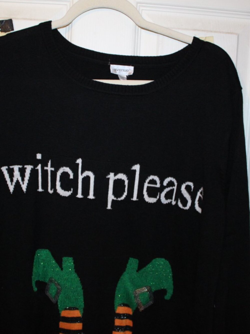 NWT The AVENUE "Witch Please" sweater 26/28 CUTE! - Picture 2 of 7